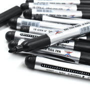 9018 10 Pc Black Marker Used In All Kinds Of School College And Official Places For Studies And Teaching Among The Students. thumbnail 1