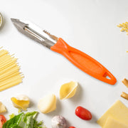 8217 3in1 Multipurpose Stainless Steel Classic Kitchen Knife Set Of 3 For Fruits And Vegetable Chopping  Cutting  Peeling Kitchen Knife  Vegetable Peeler  Plain Knife thumbnail 5