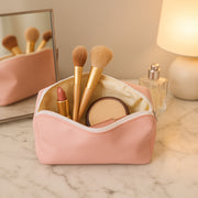 Pu Leather Cosmetic  Pencil Pouch - (1 Pc) thumbnail 3
