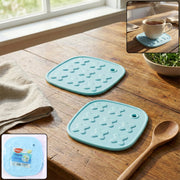 Heat Resistant Multipurpose Cup Coaster  Hot Pot Pad Set (2 Pc) thumbnail 1