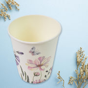 Disposable Paper Cups Disposable Tea Coffee Cups (24 Pcs Set  Mix Color  Design) thumbnail 3