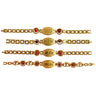 Gold Plated Metal Bracelet Rakhi For Brother (1 Pc)