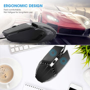 Usb Wired Mouse Ergonomic Design Gaming Mouse (1 Pc) thumbnail 4