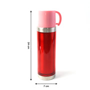 Insulated Travel Mug Bottle With Handle Lid (500 Ml) thumbnail 4