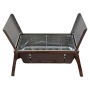 Portable Bbq  Barbecue Grill Stainless Steel Folding Charcoal Grill (1 Set  Net Weight  2207 Gm) thumbnail 3
