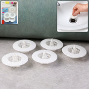 5 Pcs Multipurpose Sink Drain Hair Catcher  Strainer Filter (3045 Mm) thumbnail 1