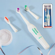 7324 Electric Toothbrush For Adults And Teens Electric Toothbrush Battery Operated Deep Cleansing Toothbrush With Extra Brush Heads (Battery Not Included) thumbnail 1
