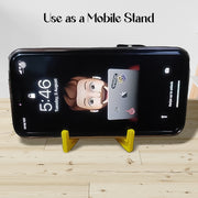 2 In 1 Plastic Keychain With Mobile Stand  Phone Holder (1 Pc  Multicolor) thumbnail 3