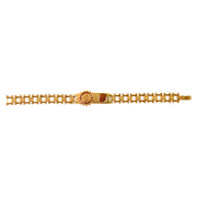 Gold Plated Designer Watch-dial Style Bracelet Rakhi For Brother (1 Pc) thumbnail 1