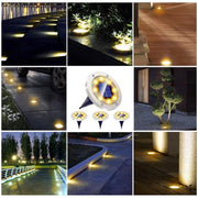Solar Powered Led Garden Lights (4 Pc) thumbnail 3