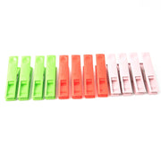 Durable Cloth Clips Set Of 12  Strong Grip Plastic Laundry Pegs With Stainless Steel Spring thumbnail 3