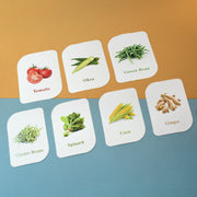 Kidkraft 32-piece Educational Vegetable Flash Cards Set thumbnail 2