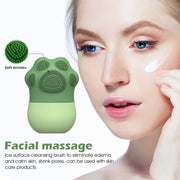 7234 Ice Roller For Face Massage  Eye Anti-leak Silicone Ice Face Roller Ice Mould With Cleansing Brush Ice Facial Roller For Eliminate Edema  Calm Skin Shrink Pore Women Skin Care thumbnail 5