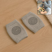Light Grey Toddler Wool Knit Leg Warmer (Knee Guard) thumbnail 1