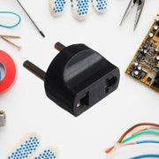 12563 2 Pin 4 Amp. Conversion Electrical Connector Plug 2 Pin Plug Converter Plug Adapter With Color Box (1 Pc ) thumbnail 1