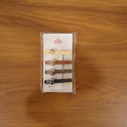 Cute Cartoon Cat Design Hair Clips Set (4 Pc) thumbnail 6