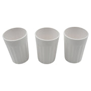5719 Small Plastic Coffee  Tea Cups Reusable Plastic Cup Mug Lightweight Microwavable Dishwasher Safe Unbreakable Camping Coffee Mugs For Tea Milk Water Juice Tea (3 Pcs Set) thumbnail 3