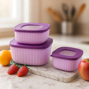 Premium 3 Piece Food Storage Container Set thumbnail 3