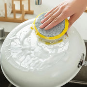 Double Side Dishwashing Sponge Dish Washing Brush (1 Pc) thumbnail 1