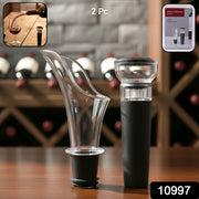 Premium Wine Poorer And Vacuum Bottle Stopper Set (2 Pc) thumbnail 7