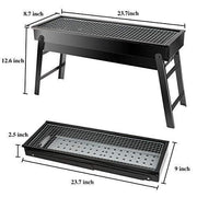 2225 Folding Portable Barbeque Bbq Grill Set For Outdoor And Home thumbnail 3