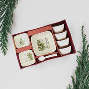 2735 13 Pc Pudding Set Used As A Cutlery Set For Serving Food Purposes And Sweet Dishes And All In All Kinds Of Household And Official Places Etc. thumbnail 6