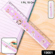 Premium Cute Cartoon Plastic Ruler For Kids (1 Pc) thumbnail 5