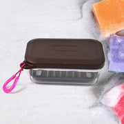 Bathroom  Travel Plastic Soap Box With Lid (1 Pc) thumbnail 2
