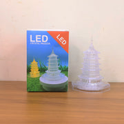 Premium Led Crystal Pagoda Decorative Light (1 Pc) thumbnail 6
