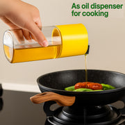 500 Ml Automatic Oil Dispenser Bottle With One-touch Controlled Pour Spout (1 Pc) thumbnail 5