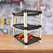 Apex Big Multi Use Plastic Storage Rack  3-tier (1 Pc) thumbnail 2