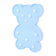Teddy Bear Shape Led Decorative Night Light (1 Pc) thumbnail 1
