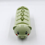 5899 Pig Shape Mold Ice Candy Popsicle Mold Ice Plastic Ice Candy Maker Kulfi Maker Molds Set With 4 Cups thumbnail 3