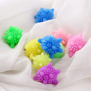 8737 Soft Star Washing Machine Laundry Dryer Balls Laundry Ball For Household Cleaning Washing Machine Clothes Softener (10 Pcs  Multi Color) thumbnail 2