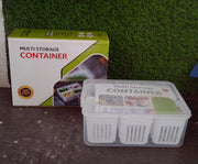 5598 Fridge Storage Boxes Freezer Storage Containers Container For Kitchen Storage Set Storage In Kitchen Vegetable Storage Draining Crisper Refrigerator Food Box (1 Pc) thumbnail 6