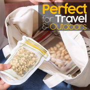 0855 Plastics Transparent Jar Shaped Stand-up Pouch With Zipper thumbnail 5
