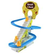 Lala Small Duck Climb Stairs Toy Roller Coaster With Flashing Lights  Music (3 Ducks) thumbnail 3