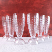 Supermom Transparent Plastic Milkshake Glass Set (400ml  6 Pc) thumbnail 3