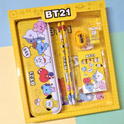 3294 Stationery Kit For Kids - Stationery Set Includes Metal Pencil Box Sharpener Pencil And Eraser Set School Supply Set Birthday Return Gift For Kids Boys Girls (12 Pc Set) thumbnail 1