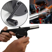 2282 Portable Hand Crank Air Blower Fan For Charcoal Grill Bbq thumbnail 2