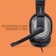 Wired Headset With Adjustable Headband  Noise-isolating Mic Set thumbnail 5