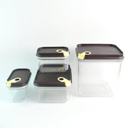 Ritu Push N Lock Airtight Food Storage Container Set (4 Pc) thumbnail 2