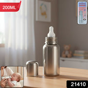 Stainless Steel Baby Feeding Bottle 200ml thumbnail 7