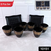 2 Bowl  6 Glass Snake Set ( 8 Pc Set ) thumbnail 6