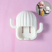 Wall Mounted Cactus-shape Toothbrush Holder (1 Pc) thumbnail 5