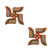 Decorative Swastik Sticker (2pc Set) thumbnail 3