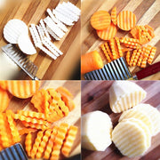 2007 Stainless Steel Vegetable Salad Chopping Knife Crinkle Cutters thumbnail 5