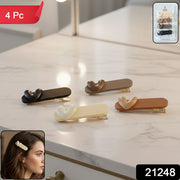 Decorative Hair Clip Set (4 Pc) thumbnail 7