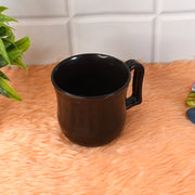 Premium Plastic Coffee  Tea Cups  Mug With Handle (1 Pc  With Color Box  Black) thumbnail 3