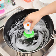 0159a Cleaning Brush With Liquid Soap Dispenser thumbnail 2